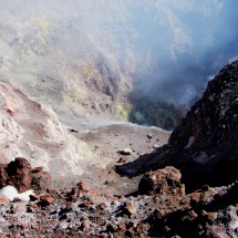 The ground of the crater